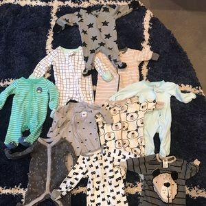 Newborn Baby Sleepers (10) BUNDLE